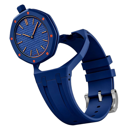 Swatch Royal Pop Silicone Strap - 12 O'Clock (Dark Blue)
