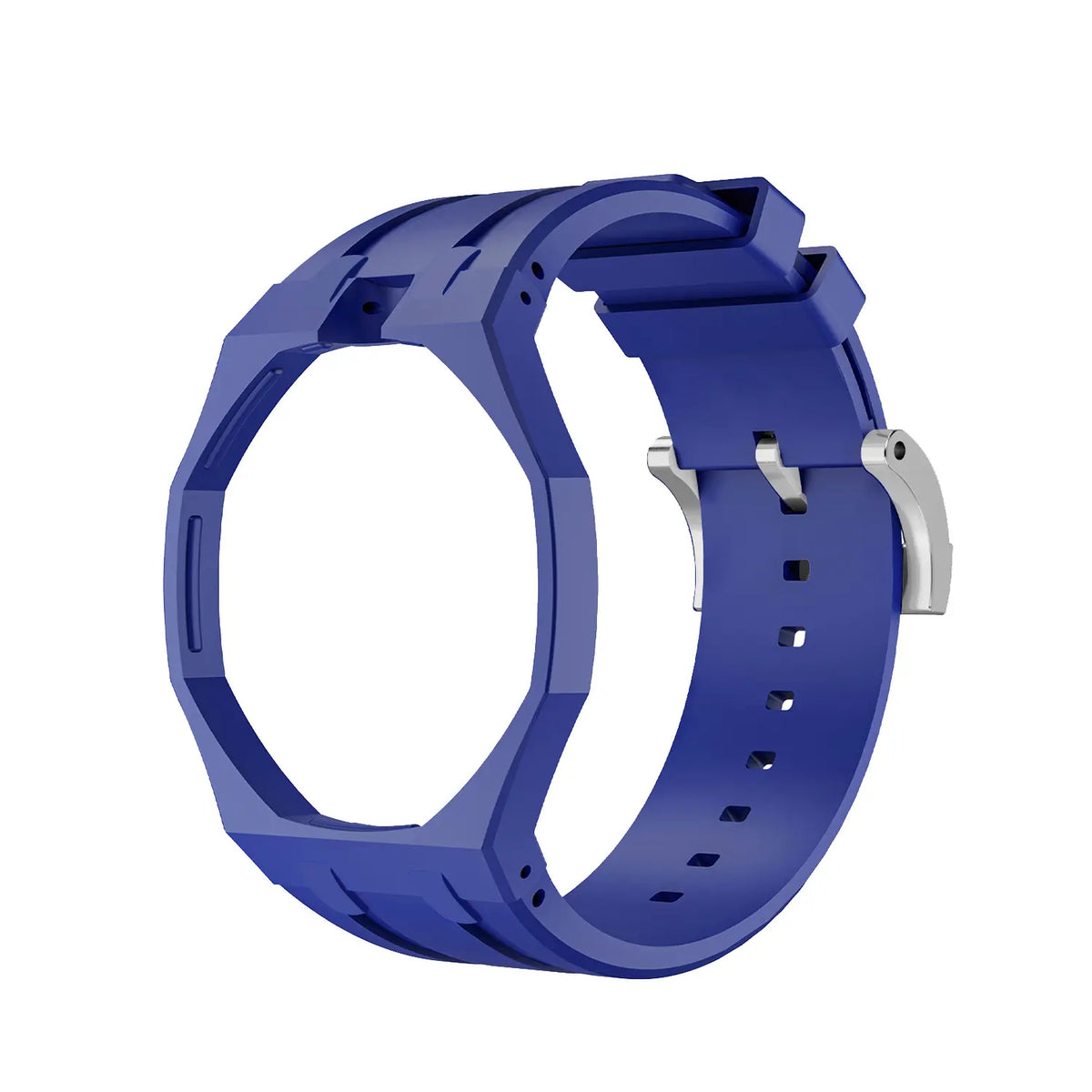 Swatch Royal Pop Siliconen band - 12 uur (donkerblauw)