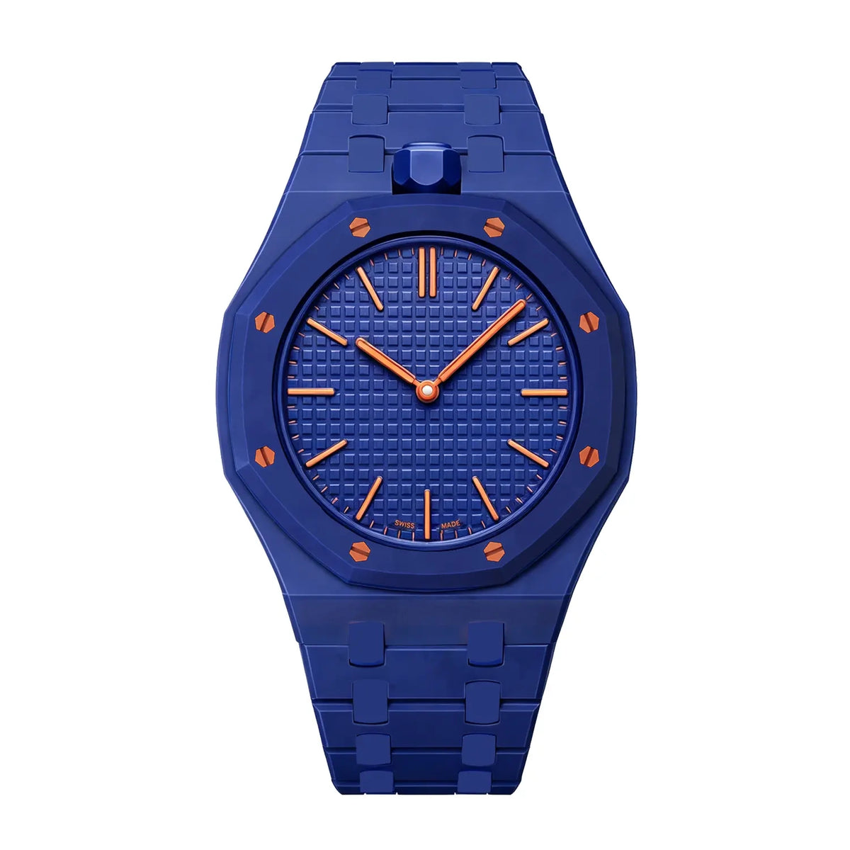 Swatch Royal Pop Bioceramische band - 12 uur (donkerblauw)
