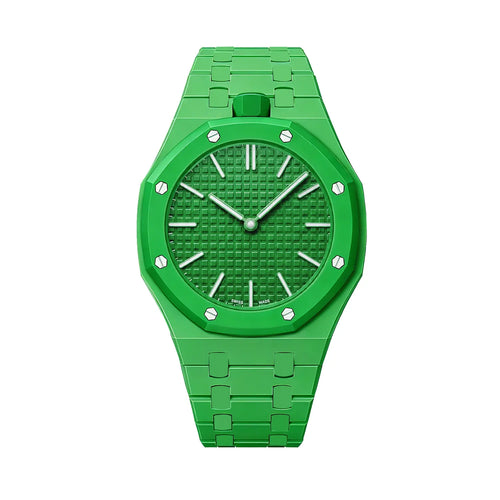 Swatch Royal Pop Bioceramische band - 12 uur (donkergroen)