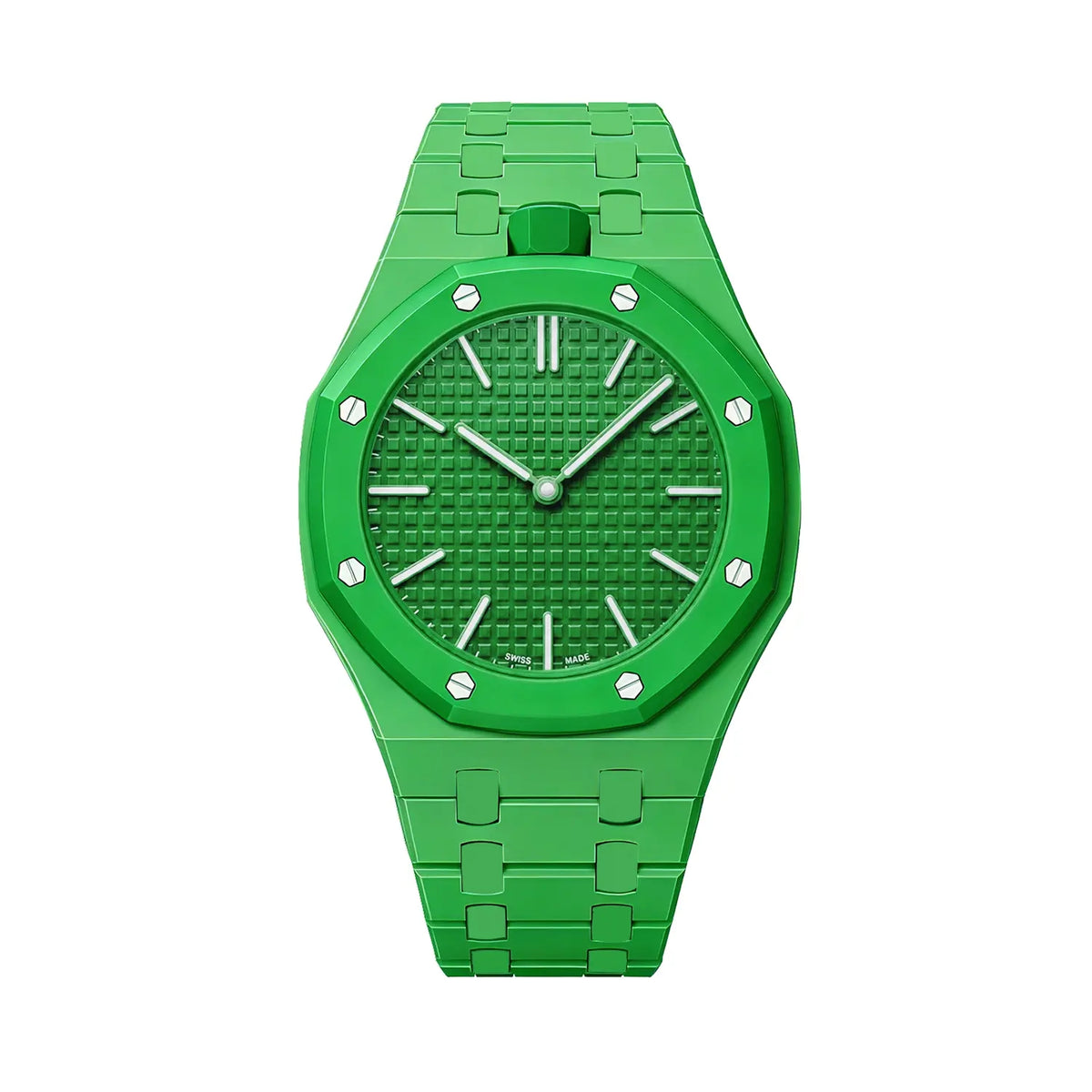 Swatch Royal Pop Bioceramische band - 12 uur (donkergroen)