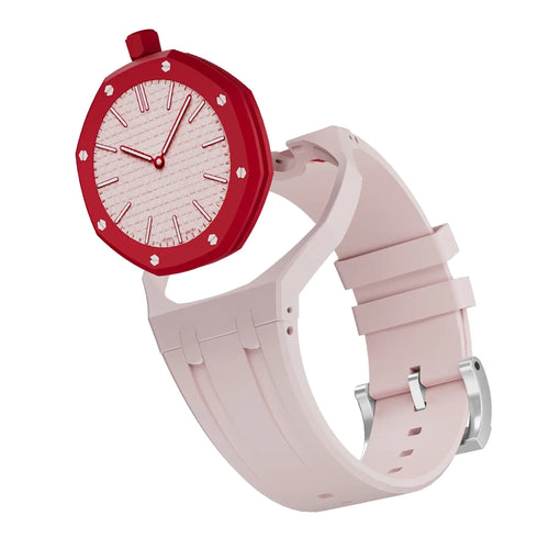 Swatch Royal Pop Silicone Strap - 12 O'Clock (Pink)