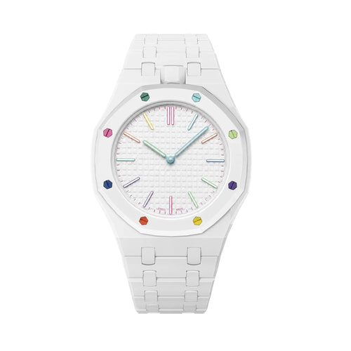 Swatch Royal Pop Bioceramische band - 12 uur (wit)