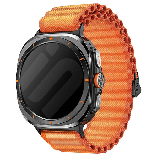 Samsung Galaxy Watch Ultra outdoor nylon bandje (oranje)