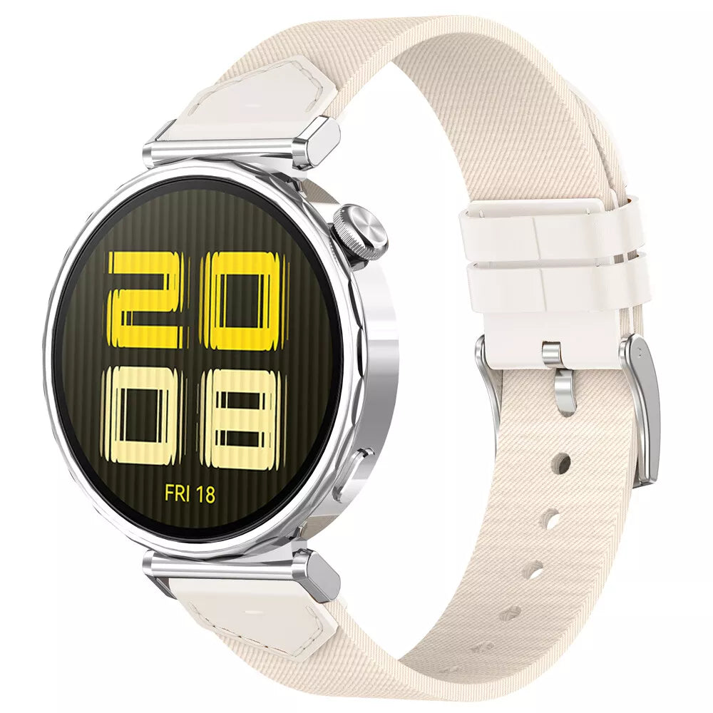 Huawei Watch 5 - 42mm nylon hybrid band (sterrenlicht)