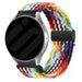 Fossil Gen 5e - 42mm gevlochten band met P-buckle (regenboog)
