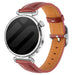 Huawei Watch GT 5 Pro - 42mm square leren band (wijnrood)