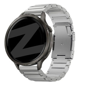 forerunner 265s titanium link band silver