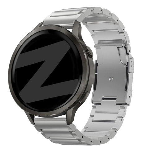forerunner 265s titanium link band silver