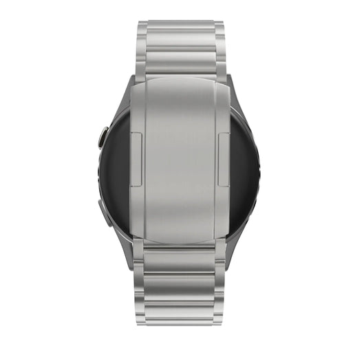 Bandz Garmin Forerunner 265s titanium schakel band (zilver)