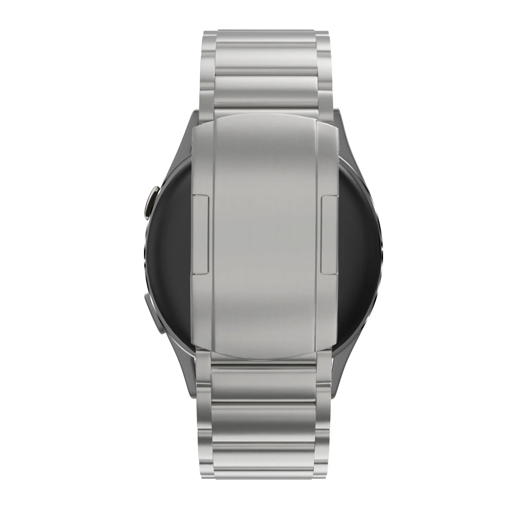 Bandz Garmin Forerunner 265s titanium schakel band (zilver)