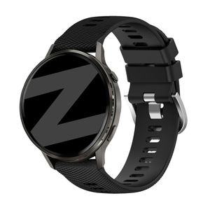 Bandz Garmin Venu 2s siliconen band 'Deluxe' (zwart)
