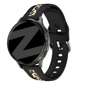 Bandz Gard Pro Health Smartwatch 3 - 41mm dual leopard bandje (zwart)
