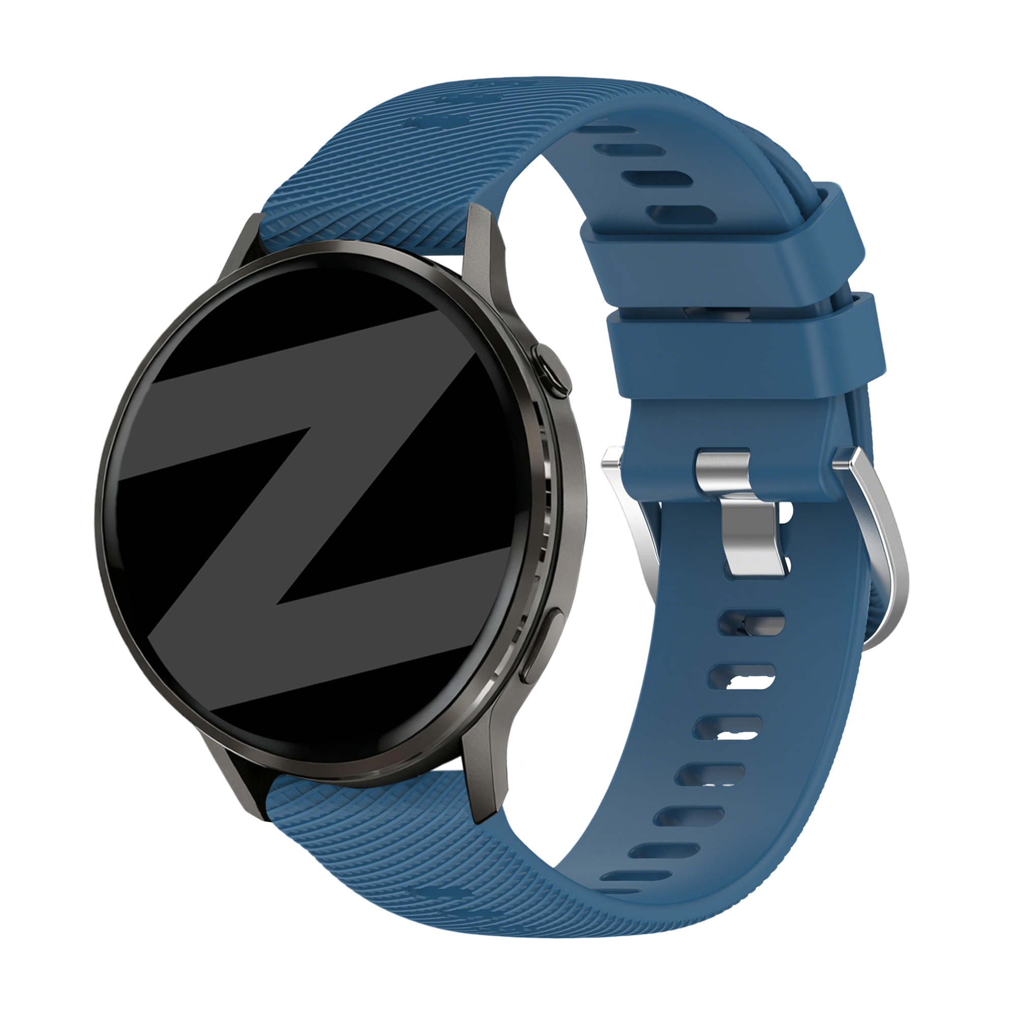Bandz Garmin Venu 4 - 41mm siliconen band 'Deluxe' (blauw)
