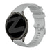 Bandz Garmin Forerunner 570 - 47mm siliconen band 'Premium' (grijs)