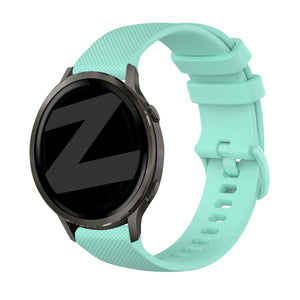 Bandz Garmin Forerunner 570 - 47mm siliconen band 'Premium' (aqua)