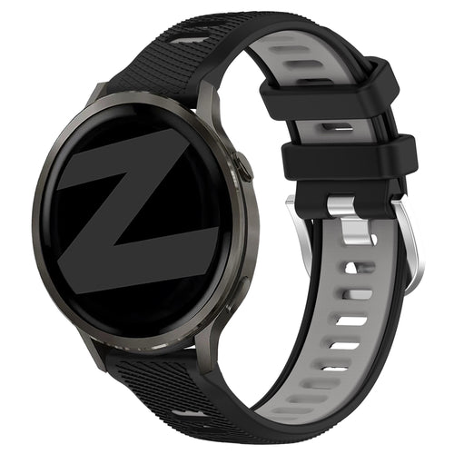 Bandz Garmin Vivomove 3s Sport Strap with Buckle (Black/Grey)