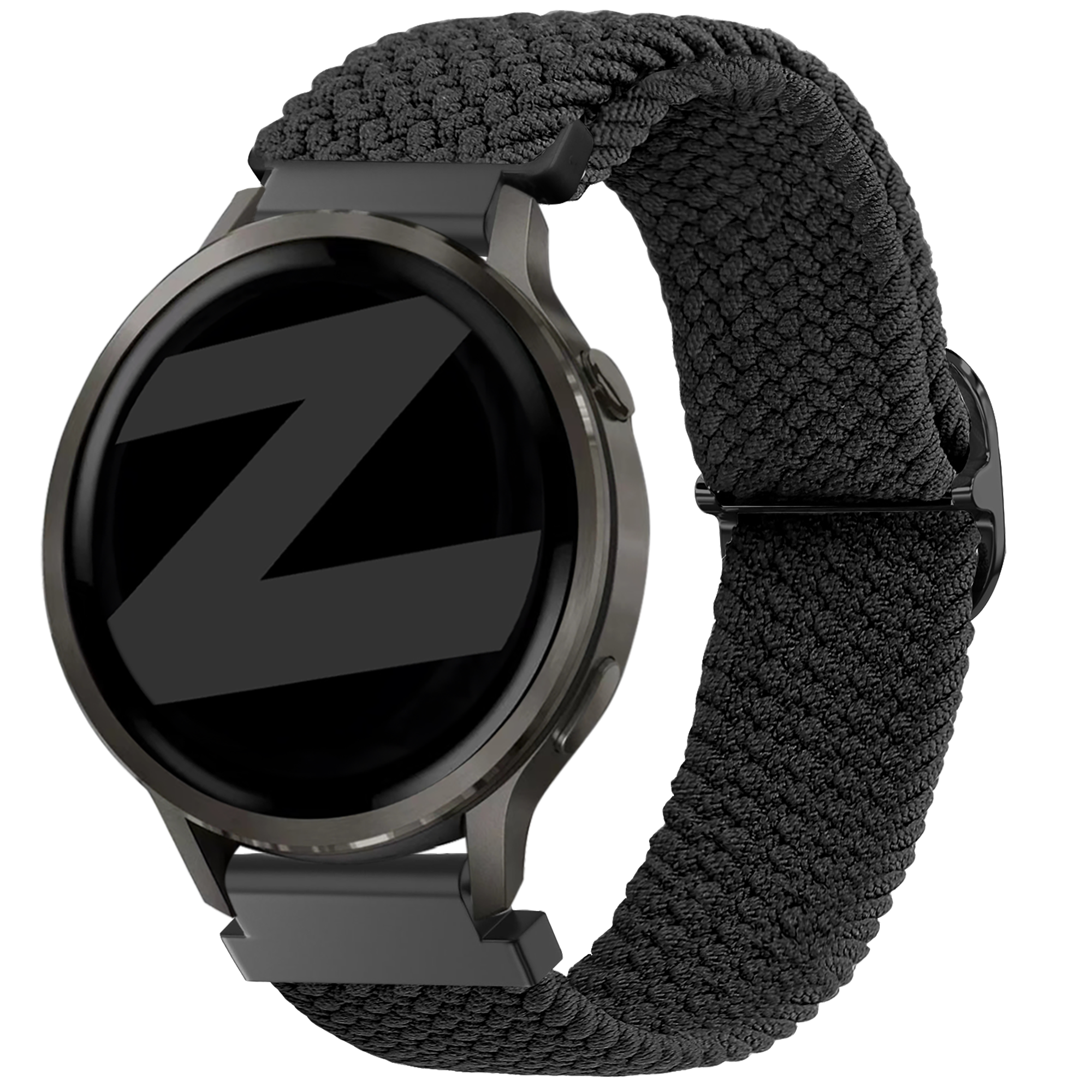 Bandz Garmin Venu 3s verstelbare nylon band (zwart)