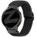 Bandz Garmin Forerunner 265s verstelbare nylon band (zwart)