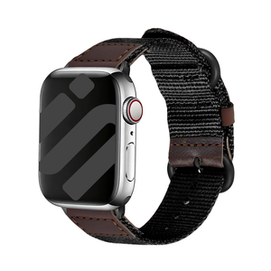 Apple Watch canvas bandje (zwart)