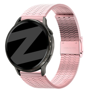 Bandz Garmin Forerunner 70 verstelbare stalen band (roze)
