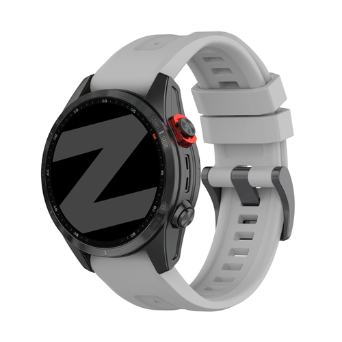 Bandz Garmin Instinct siliconen band 'Classic' (grijs)