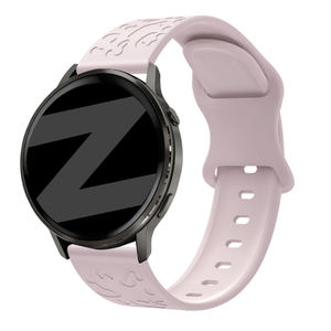 Bandz Garmin Forerunner 645 siliconen band 'Leopard' (roze)