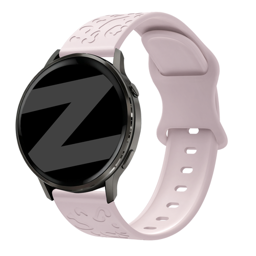 Bandz Garmin Vivomove Style Silicone Strap 'Leopard' (Pink)