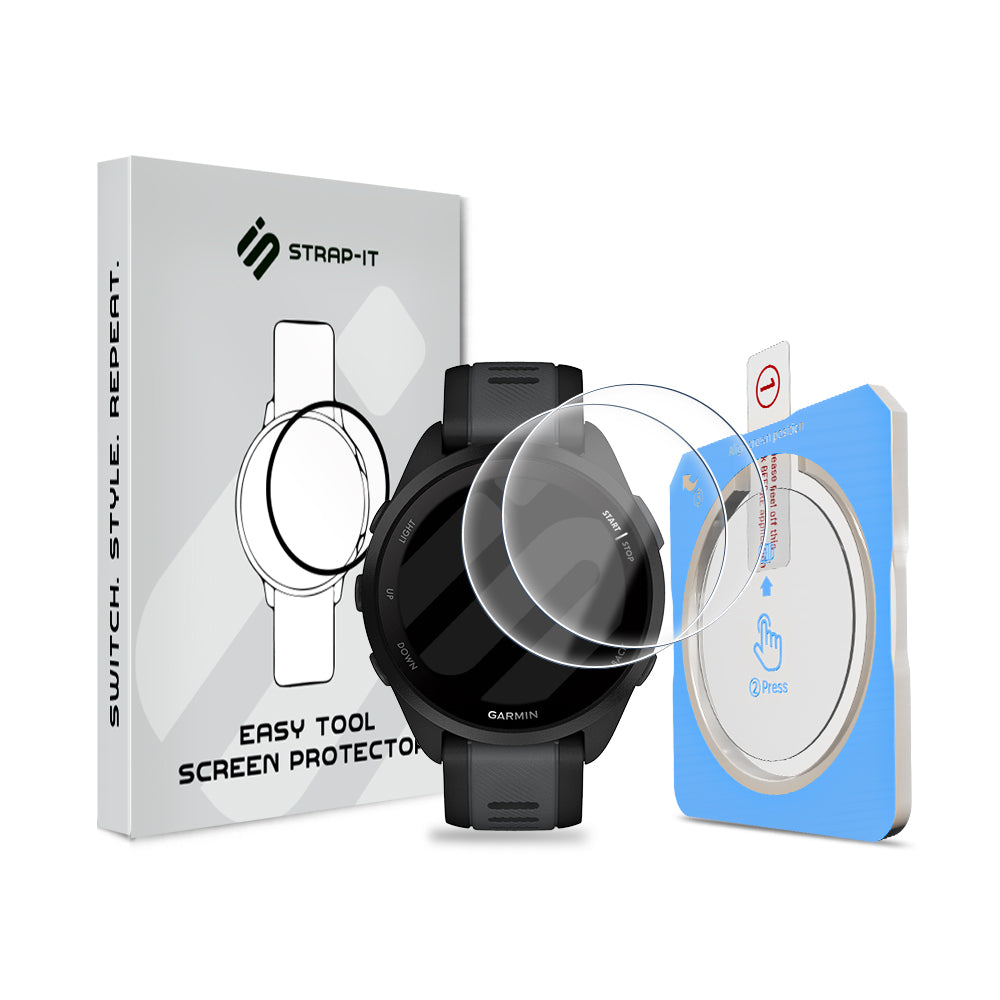 Screenprotector met One-Click Tool - Garmin Forerunner 165