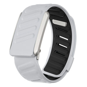 Sport bandje geschikt voor Whoop 4.0 (lichtgrijs/zwart)