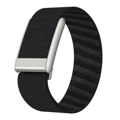 Nylon bandje geschikt voor Whoop 5.0 (zwart)