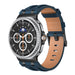 Samsung Galaxy Watch 8 - 40mm solide lederen band (donkerblauw)