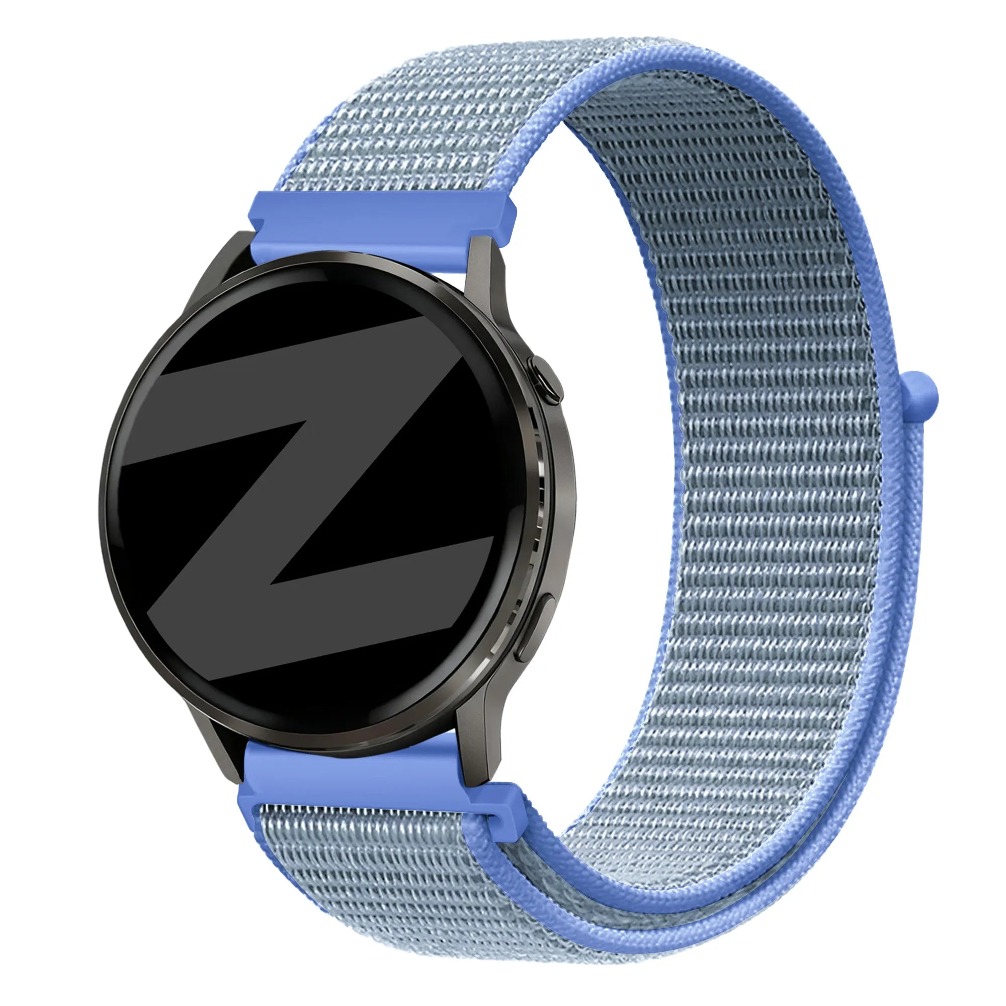 Bandz Garmin Forerunner 70 nylon loop band (lichtblauw)