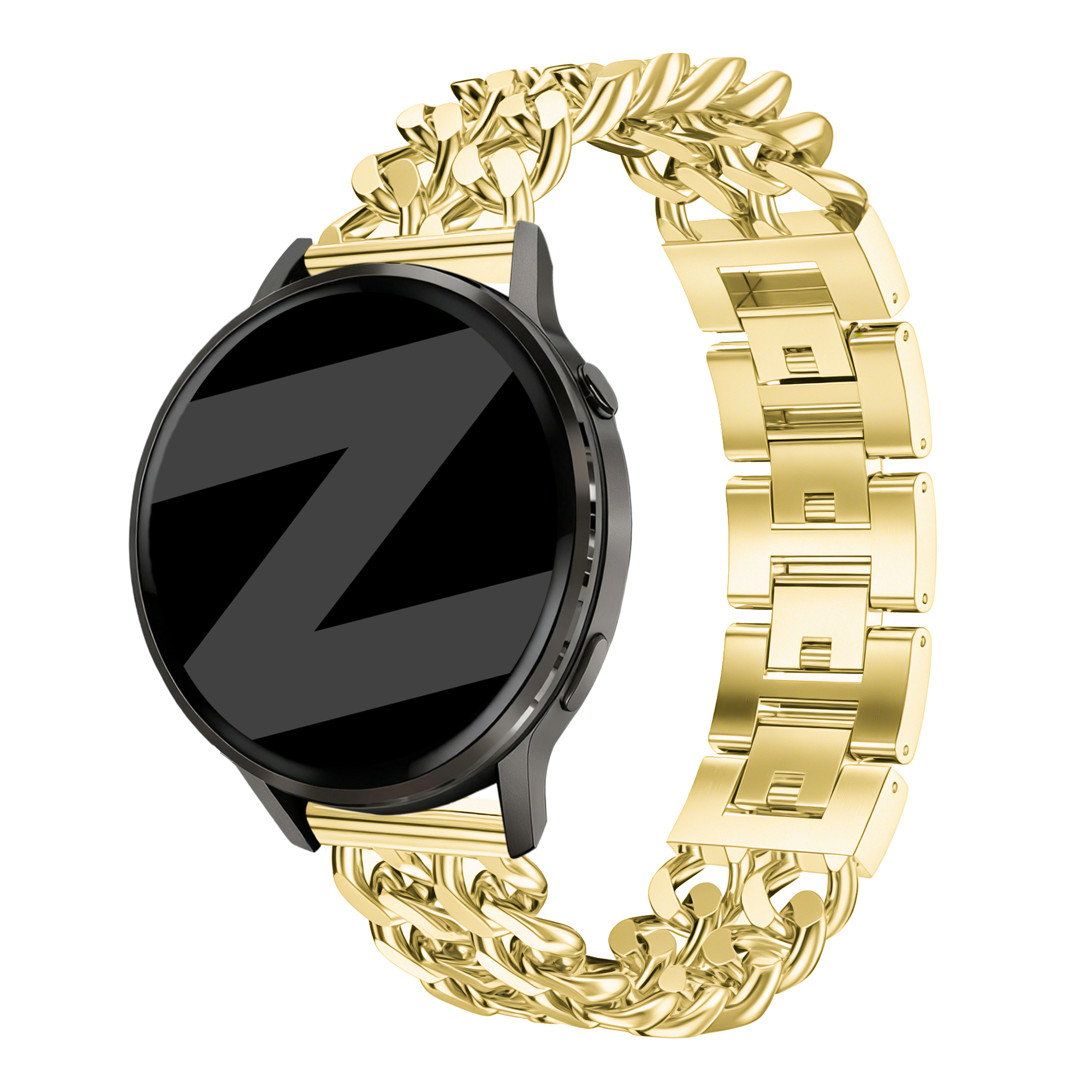 Bandz Polar Ignite Metal Strap 'Double Chains' (Gold)