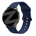 Bandz Garmin Forerunner 570 - 42mm siliconen band 'Leopard' (donkerblauw)