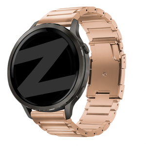 Bandz Garmin Approach S50 Titanium Link Strap (Rose Gold)