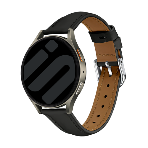 Amazfit Active Slimfit Leather Strap (Black)