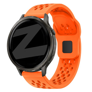 Bandz Garmin Vivoactive 6 siliconen band 'Air' (oranje)
