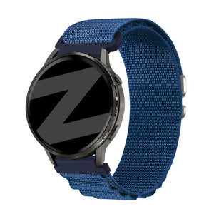 Bandz Garmin Forerunner 265 Alpine Nylon Strap (Blue)