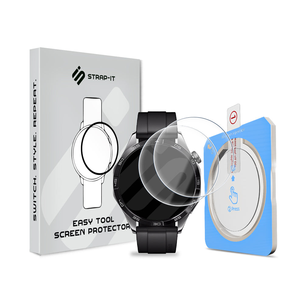 Screenprotector met One-Click Tool - Huawei Watch GT 4 - 46mm