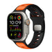 Apple Watch Premium Outdoor Silicone Strap (Orange/Black)