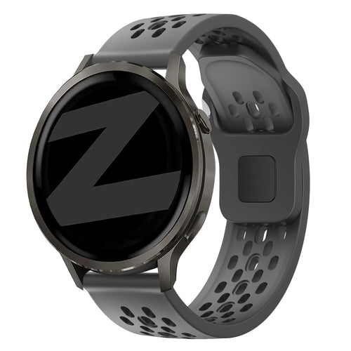 Bandz Garmin Venu 2 Silicone Strap 'Air' (Dark Grey)