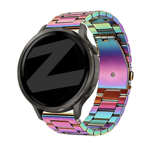 Bandz Garmin Forerunner 265s stalen band 'Classic' (parelmoer)
