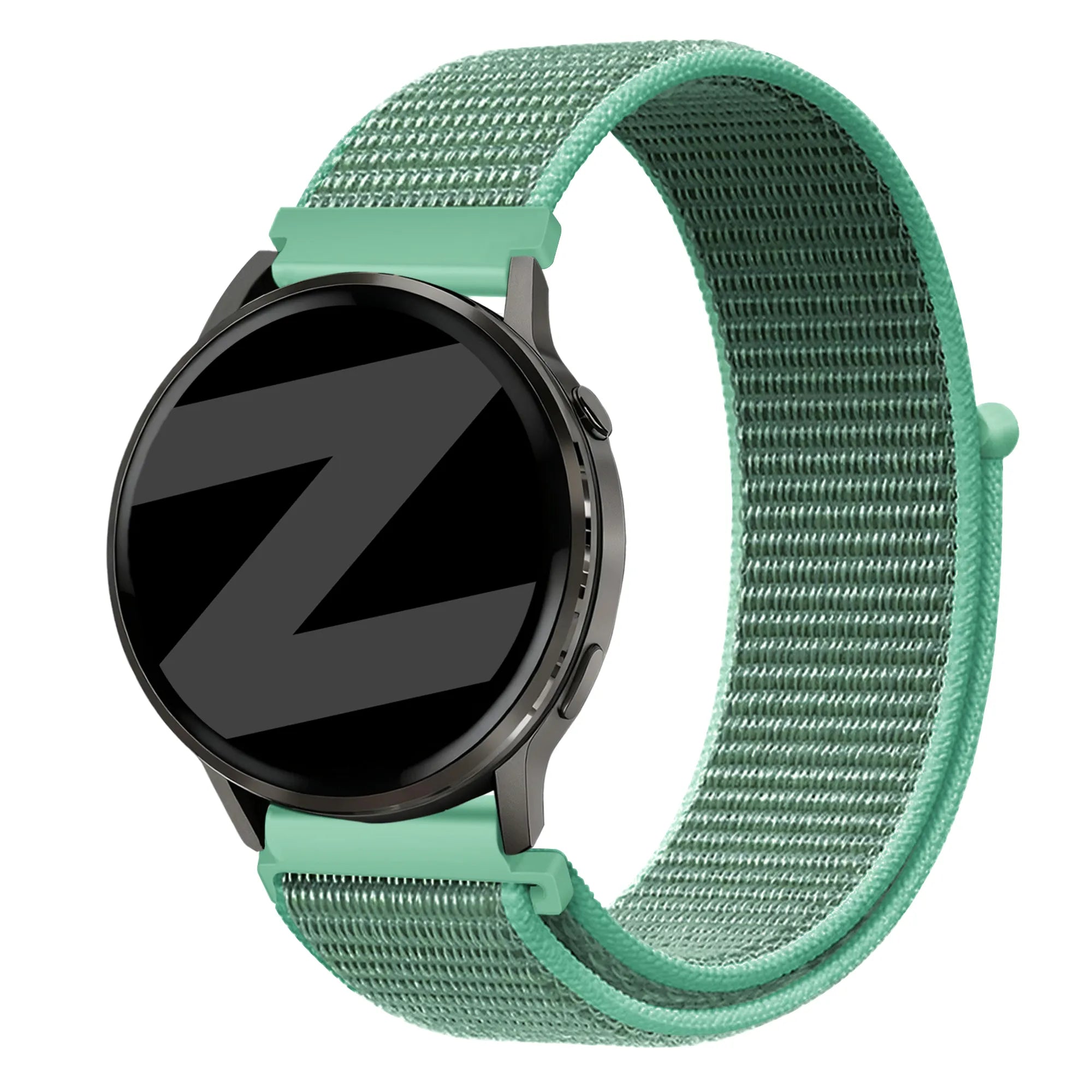 Bandz Garmin Forerunner 70 nylon loop band (mint groen)