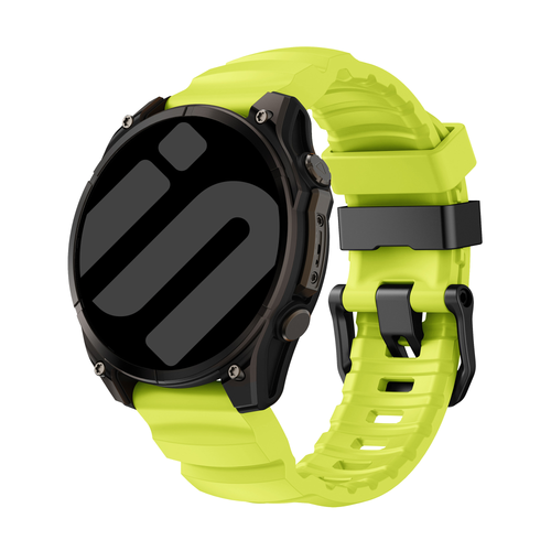 Garmin Quatix 8 - 51mm trail siliconen band (lime)