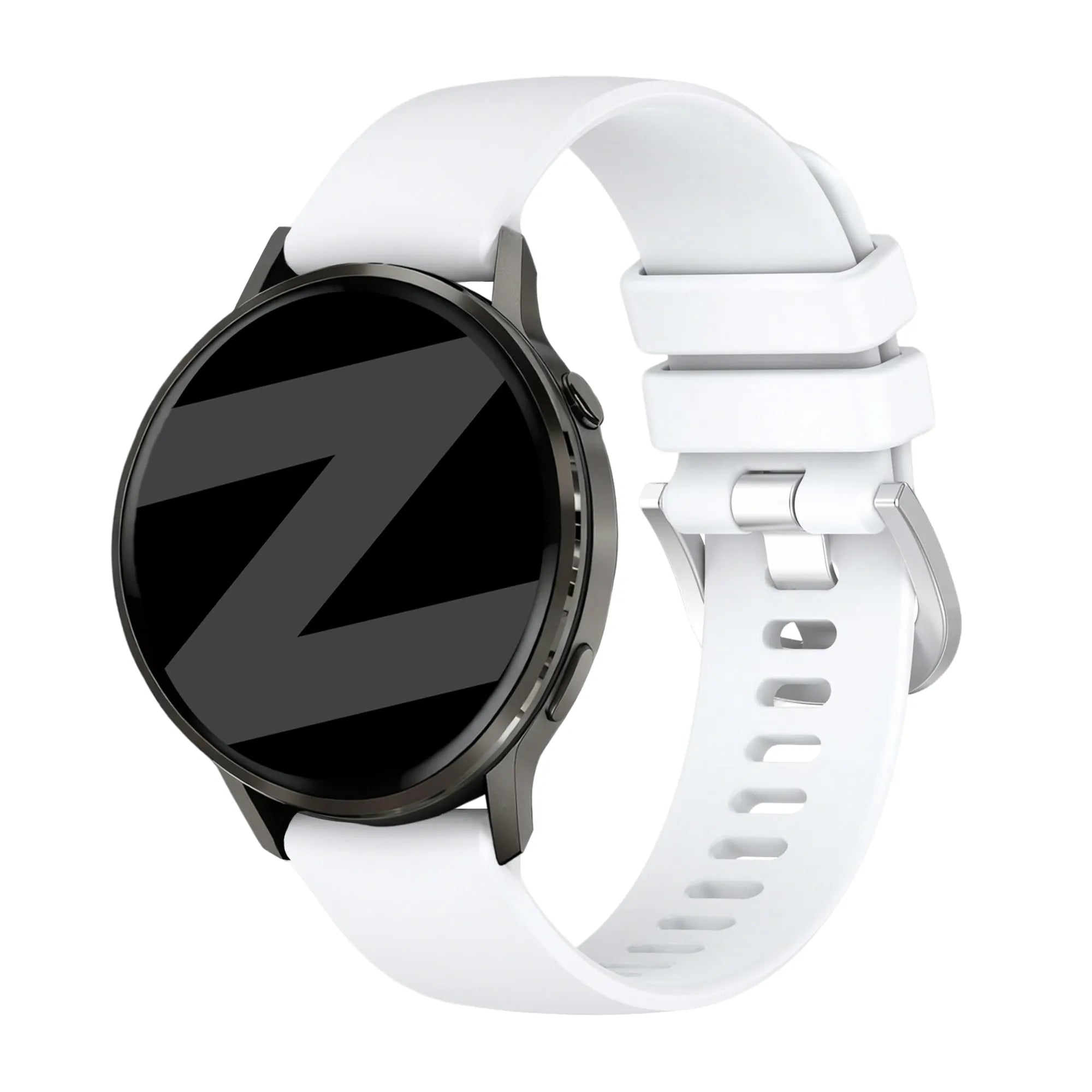 Bandz Garmin Vivomove 3s siliconen band 'Classic' (wit)