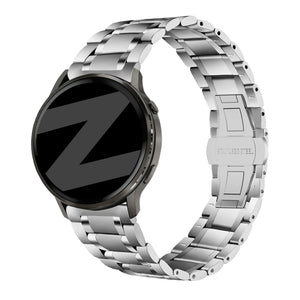 Bandz Garmin Forerunner 70 Steel Link Strap 'Deluxe' (Silver)