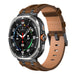 Samsung Galaxy Watch Ultra solide lederen band (donkerbruin)