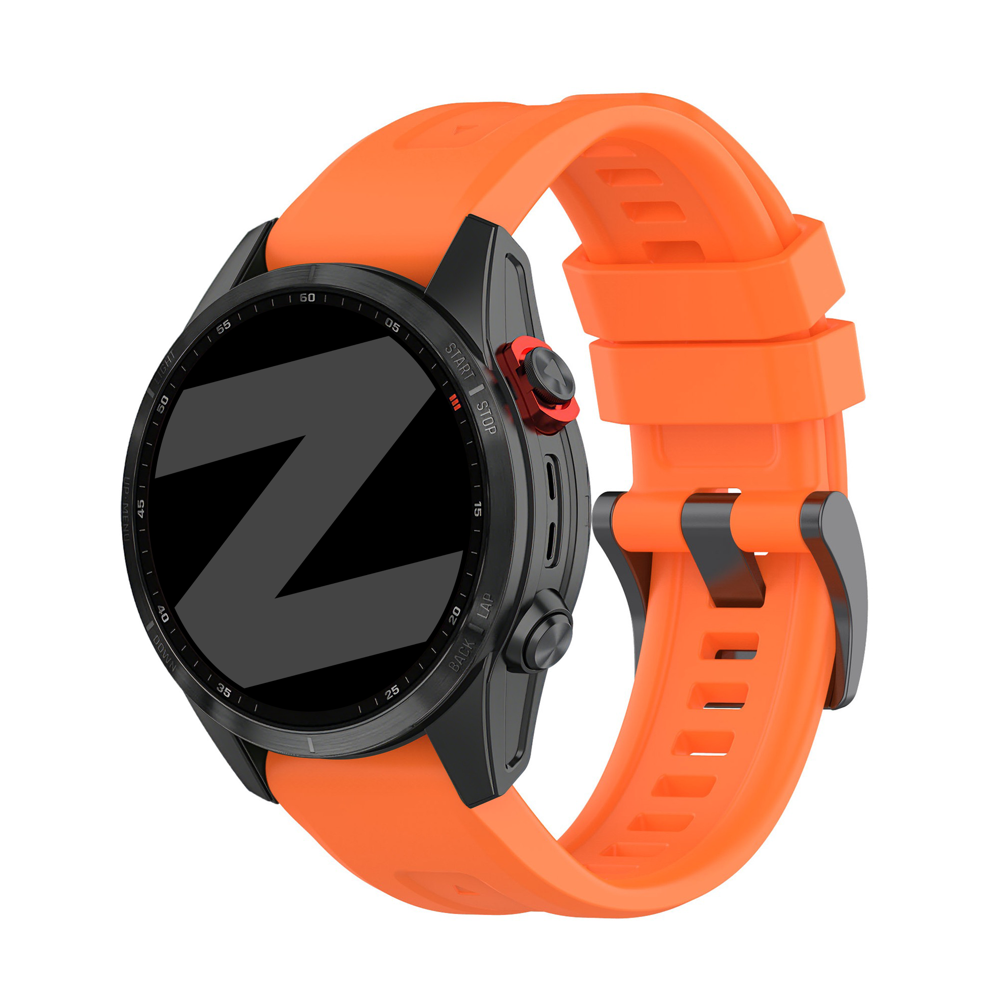 Bandz Garmin Descent Mk3(i) - 43mm siliconen band 'Classic' (oranje)