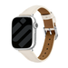 Apple Watch slimfit leren band (lichtbeige)